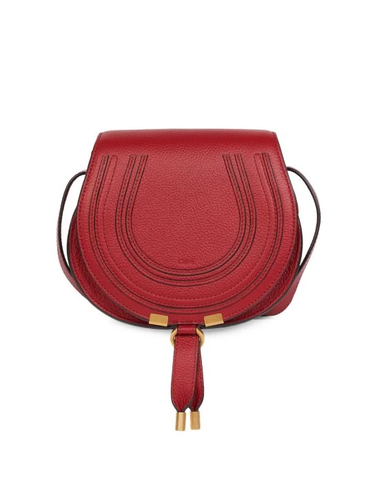 Chloé Small Marcie Leather Saddle Bag Sunflower Yellow 7 Chloé Small Marcie Leather Saddle Bag Sunflower Yellow - Image 5