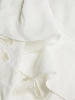 Chloé Belted Puff-Sleeve Linen Midi-Dress -Deals Chloé Store unnamed file 745