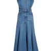 Chloé Pleated Denim Maxi-Dress -Deals Chloé Store unnamed file 746