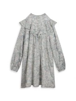 Chloé Girl's Marble Print Dress For Kids