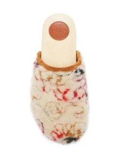 Chloé Joy Wool & Suede Clogs -Deals Chloé Store unnamed file 783