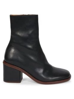 Chloé Meganne Leather Ankle Boots Black -Deals Chloé Store unnamed file 793