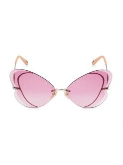 Chloé Tayla 65MM Butterfly Sunglasses