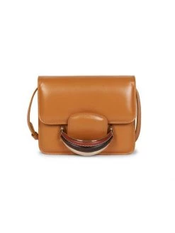 Chloé Kattie Leather Shoulder Clutch Bag Autumnal Brown -Deals Chloé Store unnamed file 884