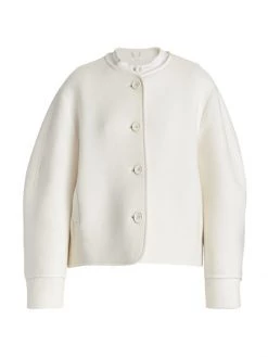Chloé Wool-Blend Jacket Iconic Navy