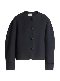 Chloé Wool-Blend Jacket Iconic Navy -Deals Chloé Store unnamed file 918
