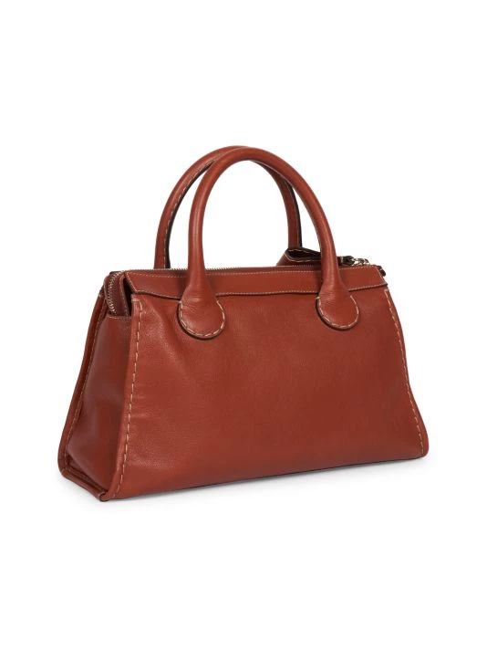 Chloé Medium Edith Leather Day Bag Sepia Brown 6 Chloé Medium Edith Leather Day Bag Sepia Brown - Image 4