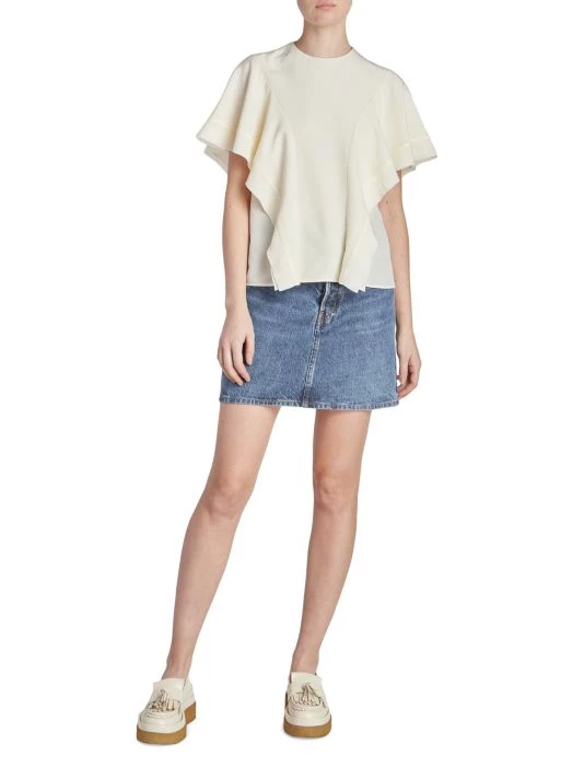 Chloé Layered Ruffle-Sleeve Blouse 4 Chloé Layered Ruffle-Sleeve Blouse - Image 2