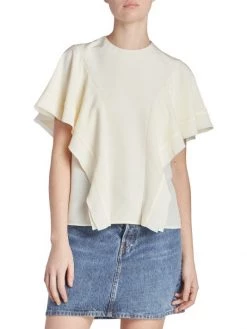 Chloé Layered Ruffle-Sleeve Blouse 10 Chloé Layered Ruffle-Sleeve Blouse -Deals Chloé Store unnamed file 921