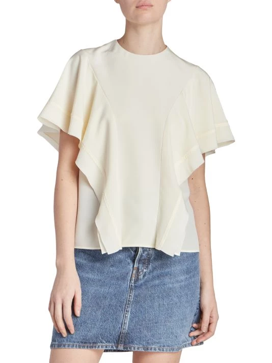Chloé Layered Ruffle-Sleeve Blouse 5 Chloé Layered Ruffle-Sleeve Blouse - Image 3
