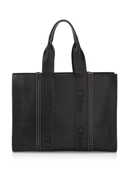 Chloé Large Woody Leather Tote 3 Chloé Large Woody Leather Tote