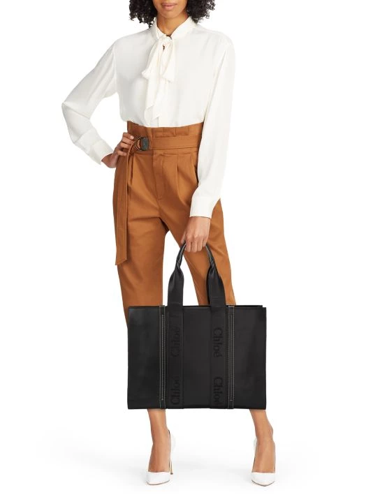 Chloé Large Woody Leather Tote 4 Chloé Large Woody Leather Tote - Image 2