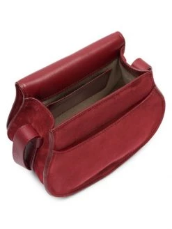 Chloé Small Marcie Suede Saddle Bag Deep Olive -Deals Chloé Store unnamed file 934