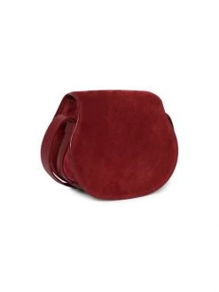 Chloé Small Marcie Suede Saddle Bag Deep Olive -Deals Chloé Store unnamed file 935