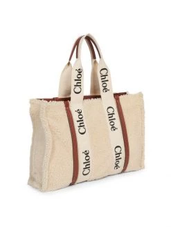 Chloé Large Woody Shearling Tote -Deals Chloé Store unnamed file 99